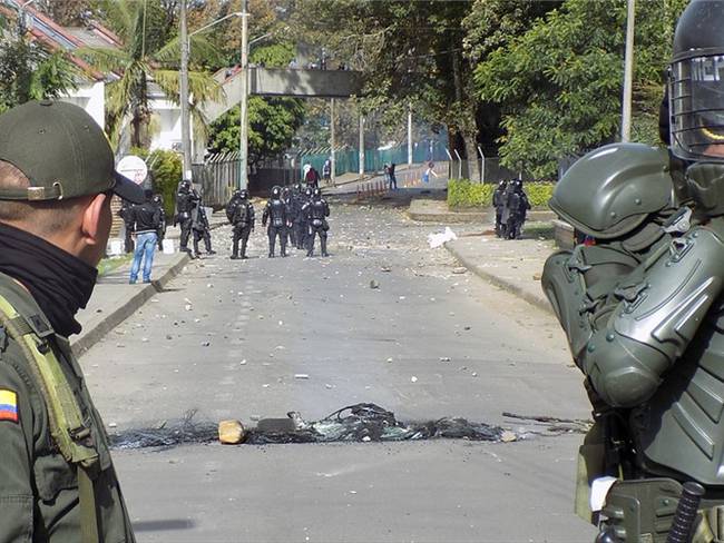 Manifestantes en Popayán denuncian brutal agresión por parte del ESMAD