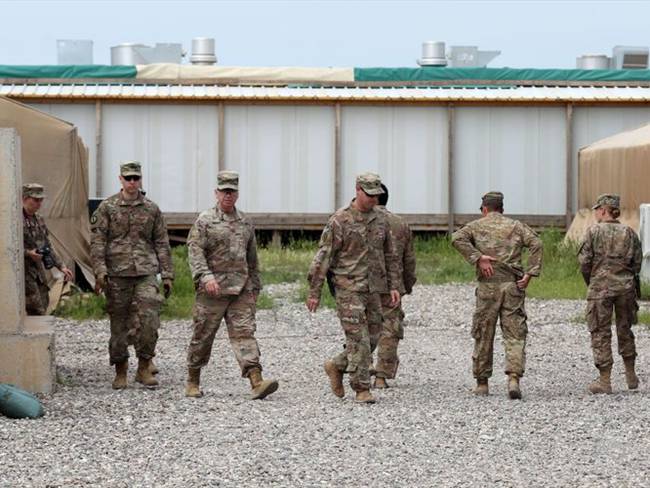 El comandante General (R) Mark Hertling dijo en La W que las tropas estadounidenses ya entrenaron a los militares de Irak para defender al país.. Foto: Murtadha Al- Agencia Sudani / Anadolu a través de Getty Images