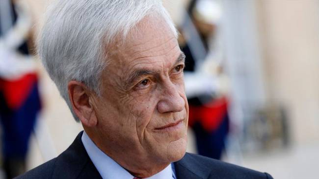 Sebastían Piñera, presidente de Chile, en una visita a Francia. Foto: Getty Images