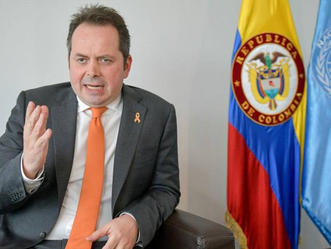 Jefe de la Misión de Verificación para el Acuerdo de Paz, Carlos Ruiz Massieu. Foto: Getty Images