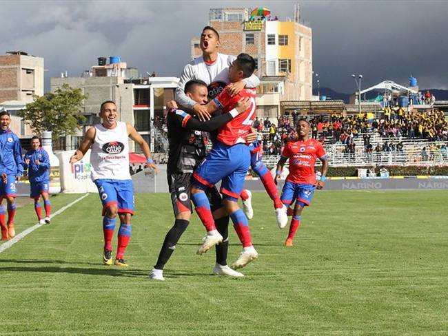 Deportivo Pasto, primer finalista de la Liga Águila 2019-I. Foto: Colprensa