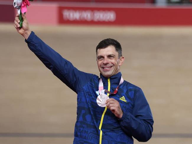 El ciclista Eduard Novak ganó la medalla de plata en la prueba de Persecución Individual de 4 kilómetros de los Juegos Paralímpicos de Tokio.. Foto: Kiyoshi Ota/Getty Images