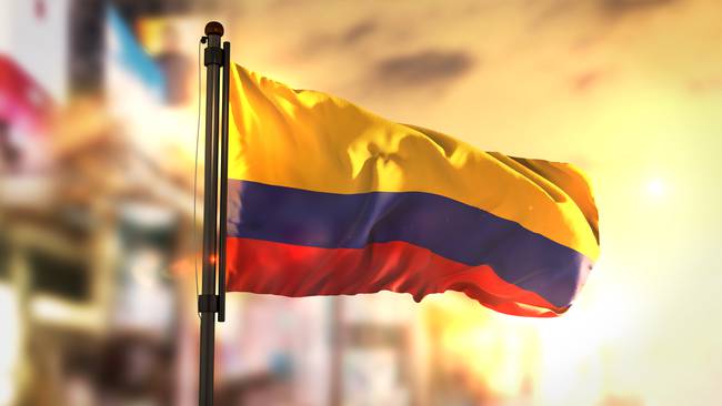 Imagen de referencia de la bandera de Colombia. Foto: Getty Images