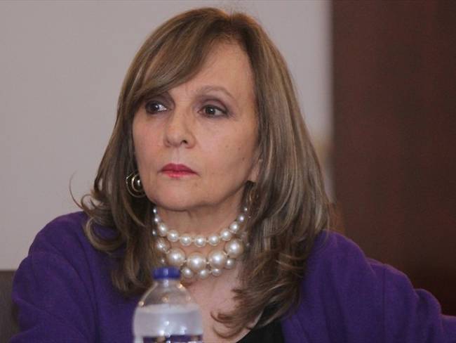 Ángela María Robledo continúa asistiendo al Congreso . Foto: (Colprensa - Álvaro Tavera)