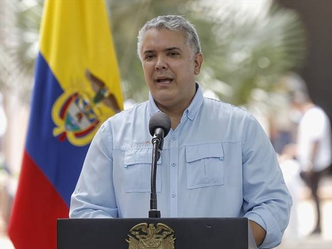 Iván Duque, presidente de Colombia. Foto: Colprensa