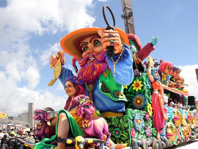 Carnaval de Negros y Blancos 2021. Foto: Colprensa