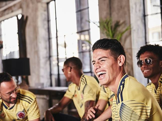 Nueva camiseta de la Selección COlombia. Foto: @adidasfootball/ Twitter