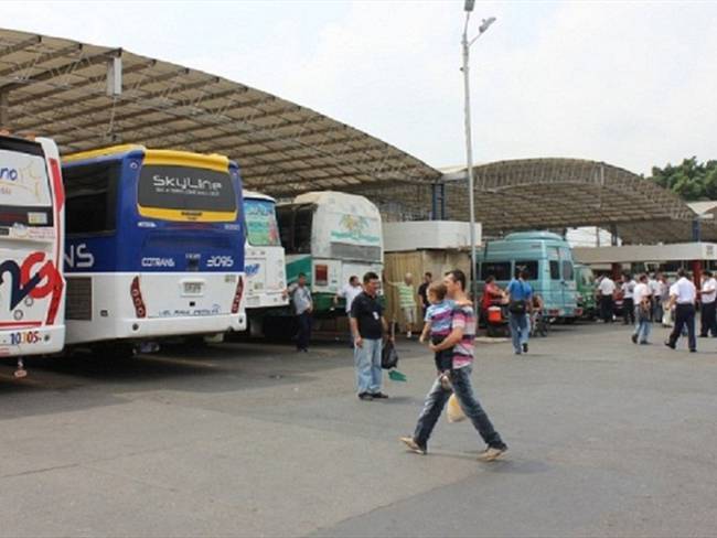 Terminal de transporte de Cúcuta estudia fijar horario para recibir a los viajeros. Foto: Cortesía