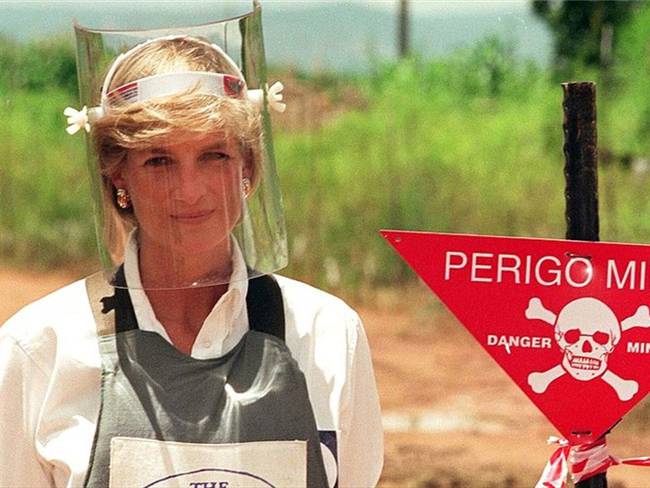 Diana de Gales fue reconocida en el mundo por su pasión por el activismo social . Foto: Getty Images/Anwar Hussein Collection
