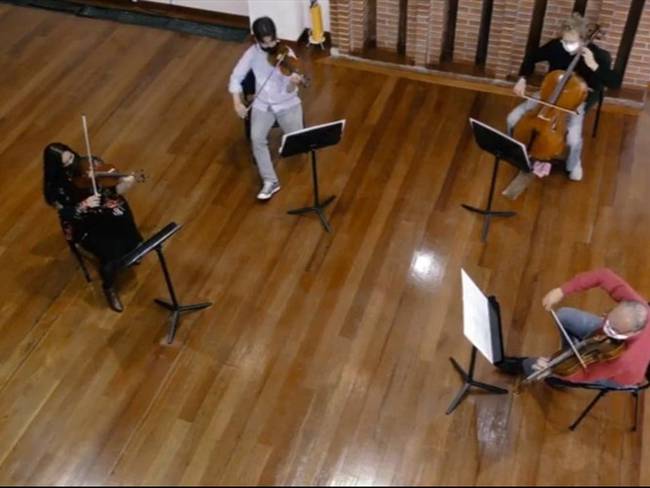El detalle de la Orquesta Filarmónica de Bogotá para el día del padre. Foto: Captura de pantalla