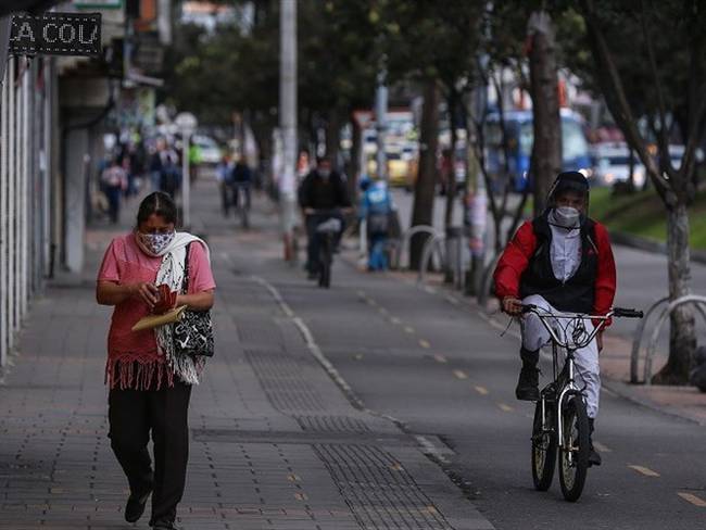 Bogotá entró en una nueva realidad para su reactivación económica. Foto: Colprensa.