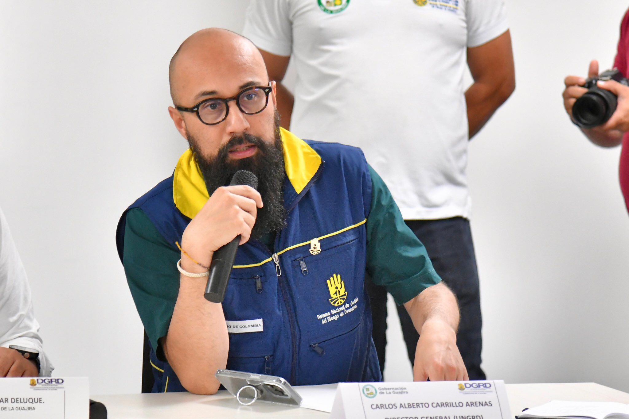 Iván Alfaro sigue teniendo intereses en la entidad: Carlos Carrillo, director de la UNGRD