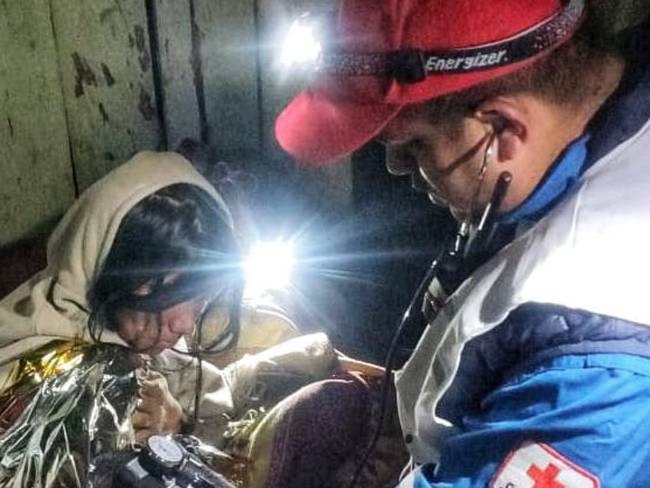 Los comuneros fueron sometidos a evaluación médica. Crédito: Cruz Roja Colombiana. 