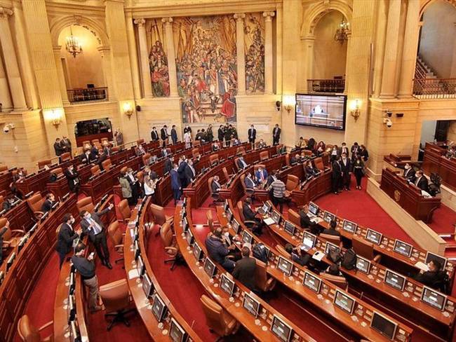 Suspenden debate en el Congreso del Presupuesto General de la Nación del 2022. Foto: Colprensa