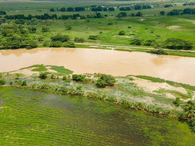 Más de 10.000 familias estarían afectadas en Lorica por las inundaciones. Foto: cortesía Alcaldía San Bernardo del Viento (referencia) 