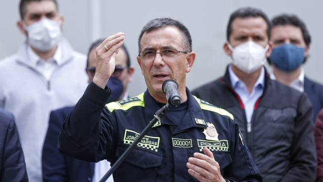 General de la Policía Nacional, Jorge Luis Vargas. Foto: Colprensa