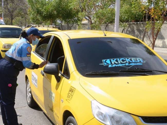 Taxis en Santa Marta / Secretaría de Movilidad 