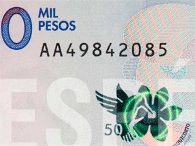 Un video viral publicado por un comerciante revela la forma en que se falsifican los billetes de esta valor. Foto: Banco de la República