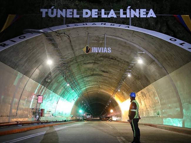 Túnel de La línea. Foto: Colprensa-Sergio Acero