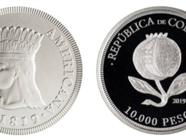 A partir de este lunes 4 de octubre circula la moneda del Bicentenario de la Independencia de Colombia. Foto: Banco de la República