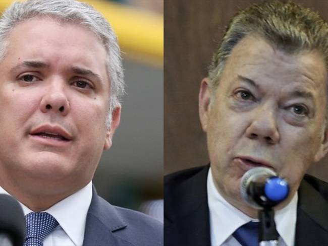 El presidente Iván Duque respondió a las críticas del expresidente Juan Manuel Santos. Foto: Colprensa
