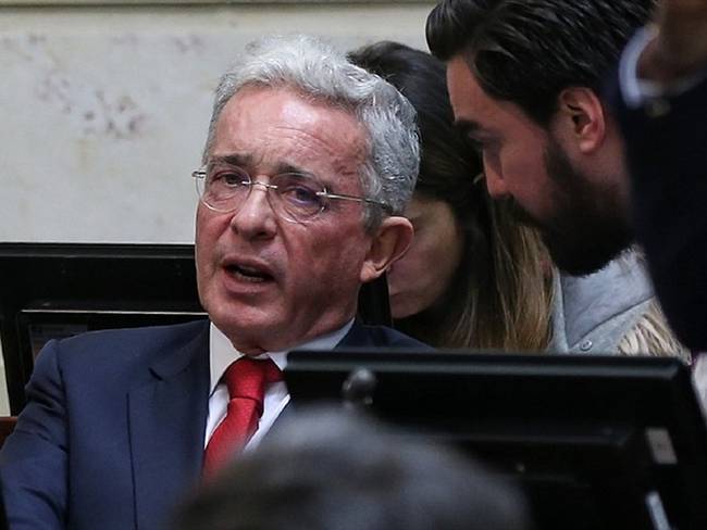 Expresidente de Colombia Álvaro Uribe Vélez. Foto: Colprensa - Camila Díaz