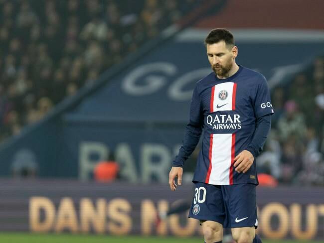 Messi en partido con el PSG. Abril 2 de 2023. Foto: Tnani Badreddine/DeFodi Images via Getty Images.