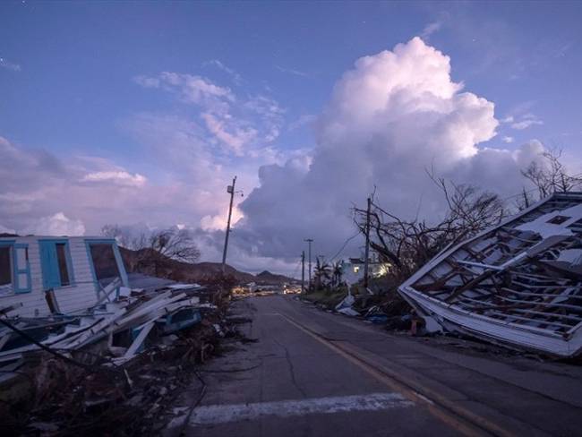 Foto de referencia de la destrucción que dejó el huracán Iota. Foto: Getty Images
