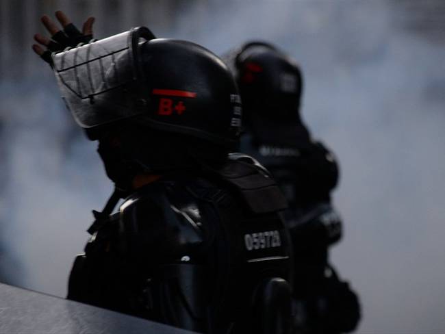 La Procuraduría General de la Nación formuló pliego de cargos contra cinco integrantes del Escuadrón Móvil Antidisturbios (ESMAD) de Popayán. Foto: Getty Images / VANESSA JIMÉNEZ