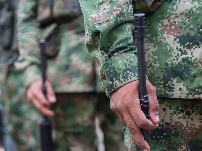 Imagen de referencia de militares colombianos. Foto: Getty Images / Ernesto Tereñes