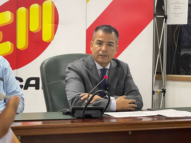 Fulvio Leonardo Soto llegó al cargo luego de la renuncia y posterior suspensión por parte de la Procuraduría, del exgerente Juan Diego Flórez. Foto: W Radio.