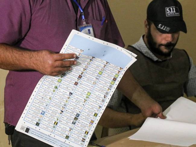 El pasado domingo se llevaron a cabo las elecciones en Irak. Foto: MOHAMMED SAWAF/AFP via Getty Images