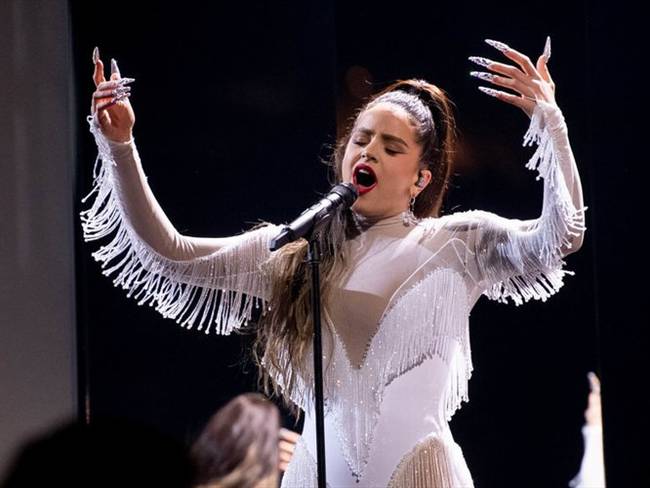 Rosalía hizo historia siendo la primera artista española en ganar un premio Grammy. Foto: Getty Images