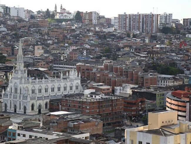 MANIZALES, COLOMBIA - SEPTEMBER 26: A view of Manizales, Colombia, on September 26, 2021. The capital of the department of Caldas is a city in the mountainous coffee region in the west of the country. (Photo by Juan David Moreno Gallego/Anadolu Agency via Getty Images)