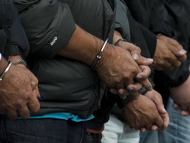 Mexicanos procesados por trafico de divisas desde México a Colombia. Foto: Getty Images