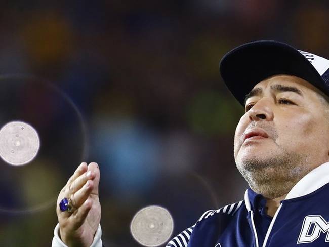 La reacción de la hija de Maradona al conocer la autopsia del &#039;Pelusa&#039;. Foto: Marcos Brindicci/Getty Images