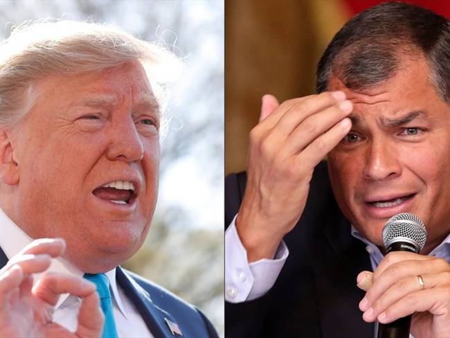 Trump es un tipo que dice cualquier tontería: ex presidente Correa