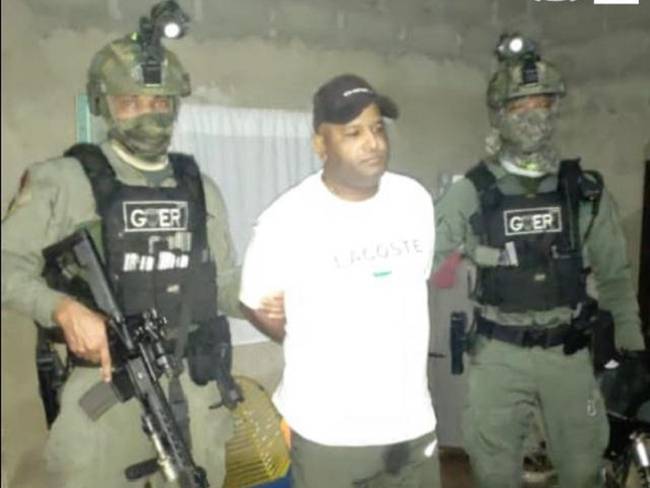 A la cárcel presunto cabecilla militar del Clan del Golfo en Córdoba. Foto: Fiscalía.