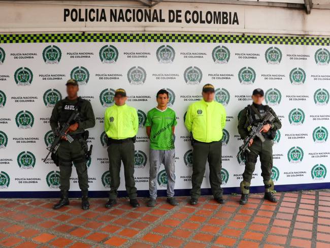 Capturan presunto asesino de líder comunal de Dosquebradas / Foto: Policía Metropolitana de Pereira