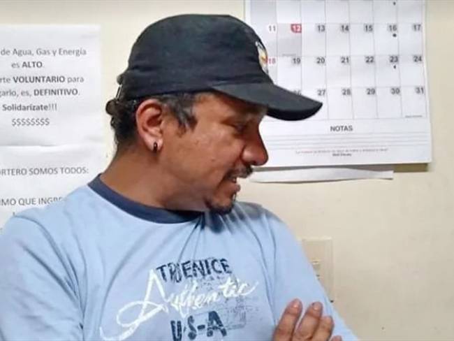 El líder, conocido como Andrés Maíz, se defenderá en libertad de los cargos que le imputan . Foto: Cortesía Camilo Fajardo