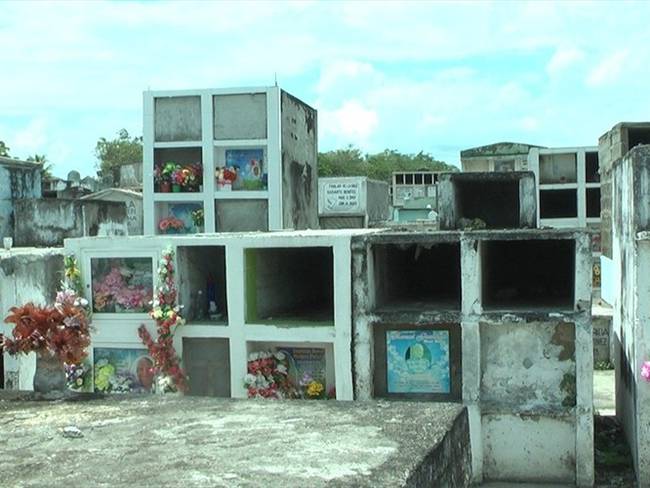 En cementerio de Montería habrían encontrado muertos de la masacre de Pueblo Bello. Foto: cortesía GS Noticias.