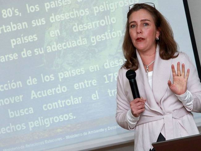 La activista medioambiental colombiana, Paula Caballero. Foto: Colprensa