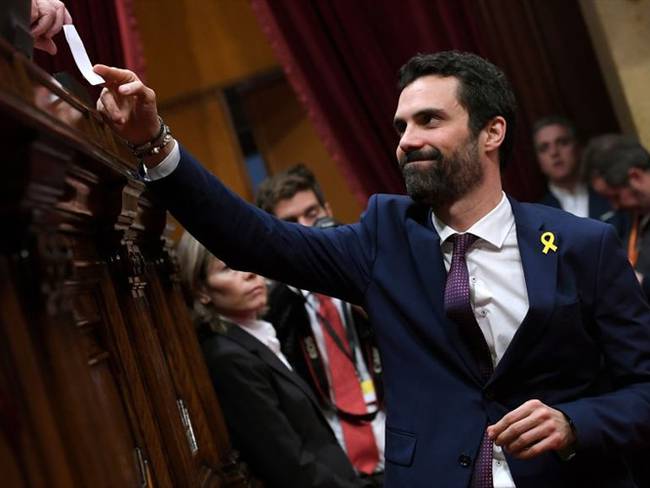 Roger Torrent fue elegido como nuevo presidente del Parlamento autonómico de Cataluña. Foto: Getty Images