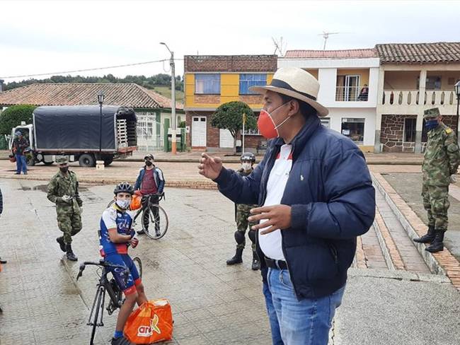 Según el alcalde Nelson Pérez, la actividad atraerá turistas que beneficiarán a los comerciantes que atenderán con todos los protocolos de bioseguridad.    . Foto: Alcaldía de Cómbita