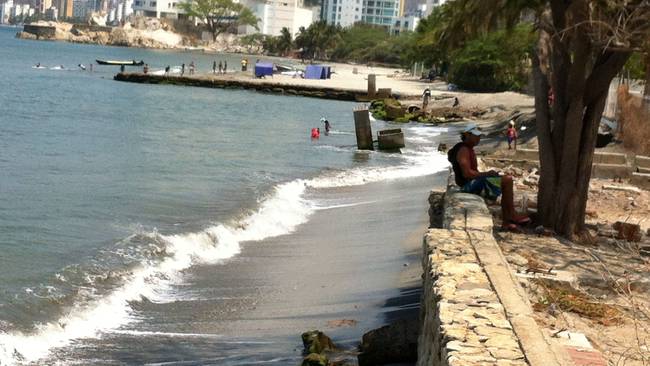 Erosión en Playa Salguero/ Colectivo ‘Salvemos a las Playas’.