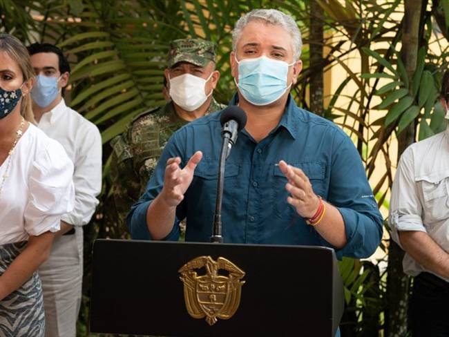 Duque anuncia política pública para combatir la deforestación en el país. Foto: Presidencia