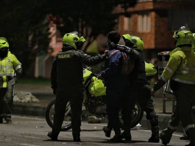 Denuncias sobre abuso policial en Bogotá / imagen de referencia. Foto: Colprensa - Álvaro Tavera