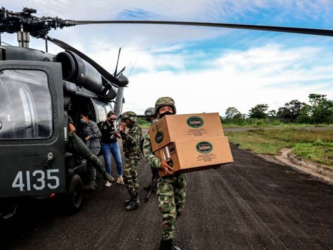Ayuda humanitaria de Colombia a Honduras / imagen de referencia. Foto: Getty Images