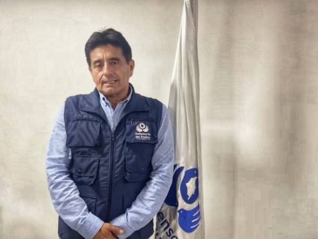 Defensor del Pueblo regional Cauca. Daniel Molano. Crédio: Defensoría del Pueblo.