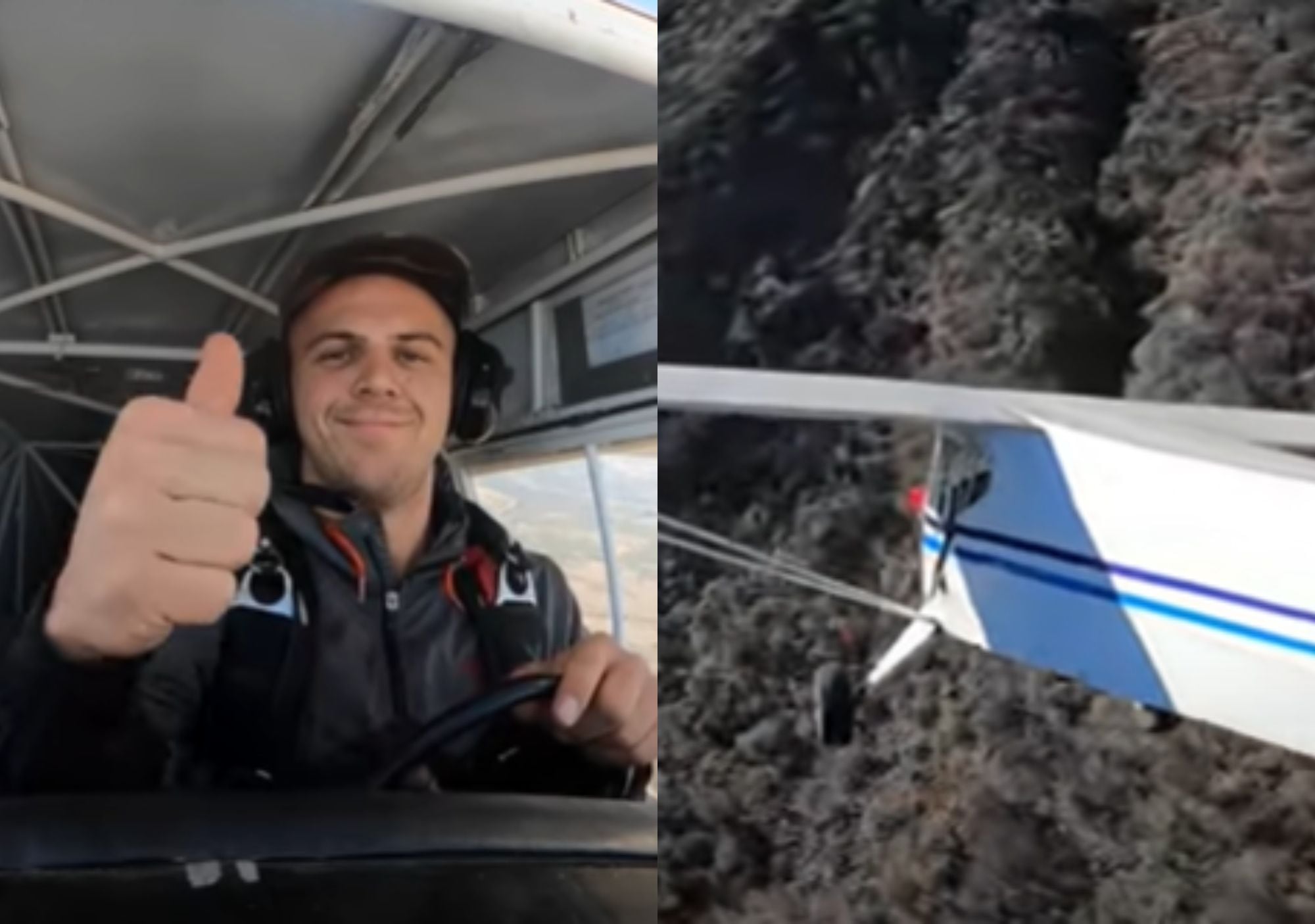 Video: youtuber pagará cárcel por estrellar avioneta contra una montaña en busca de likes